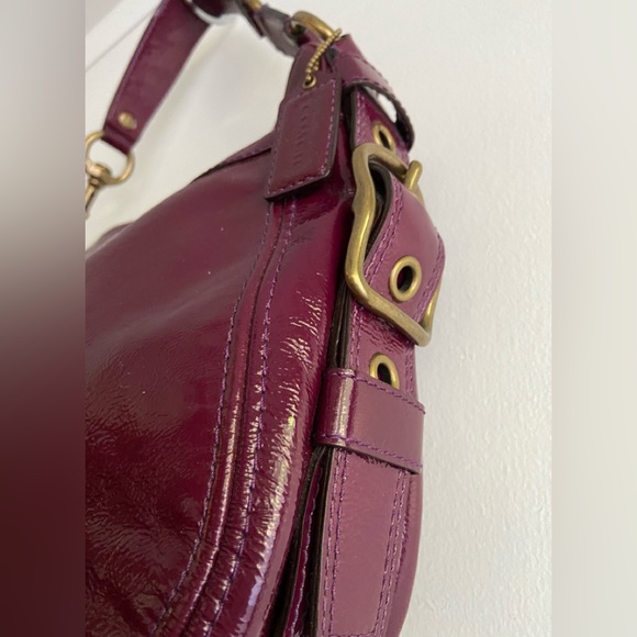 Coach Burgundy Shoulder Bag, Large EUC - Picture 2 of 11